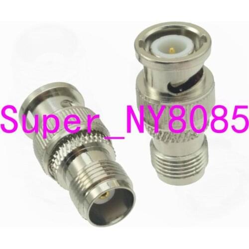 1pce Adapter BNC male plug to TNC female jack RF connector straight M/F