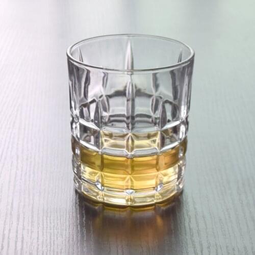 2 Pcs/lot classical transparent fashion whiskey wine glass party pub wine drinking glass cups 0901-63