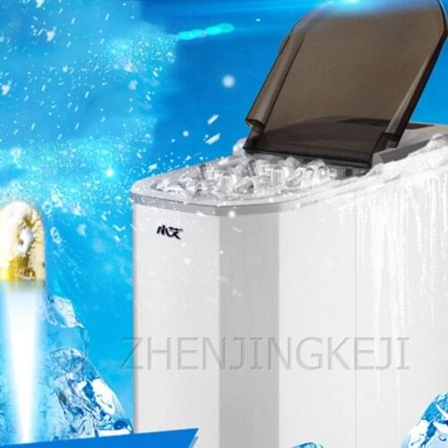 220V Home Ice Machine Small Round Ice Cube Production Tools Desktop Fully Automatic Ice Cube Maker Frozen Business Appliances