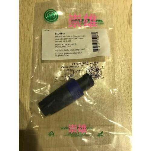 40pcs New for NEUTRIK type NL4FX Speakon 4Pole Plug Male Audio Speaker Connectors CONNECTOR