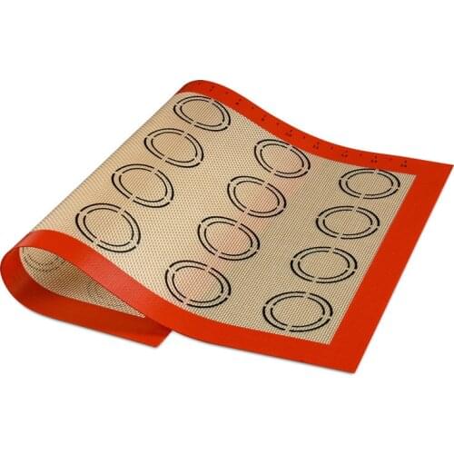 42*29.5 Cm Baking Mat Non-Stick Silicone Pad Sheet Bakeware Pastry Tools Rolling Dough Mat for Cake Cookie Macaron