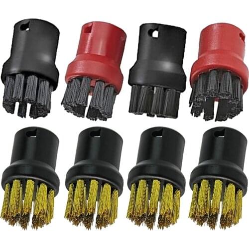 AD-Nylon + Copper Brush Tool Jet Nozzles for Karcher Steam Cleaners (Pack Of 8)