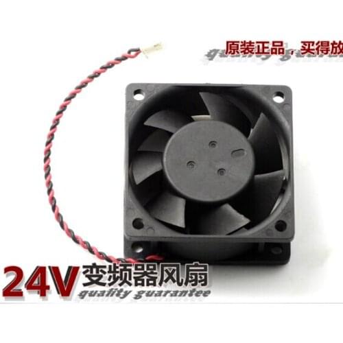 AFB0624HH 60*60*25 24V 0.14A 6cm two line air ball fan inverter