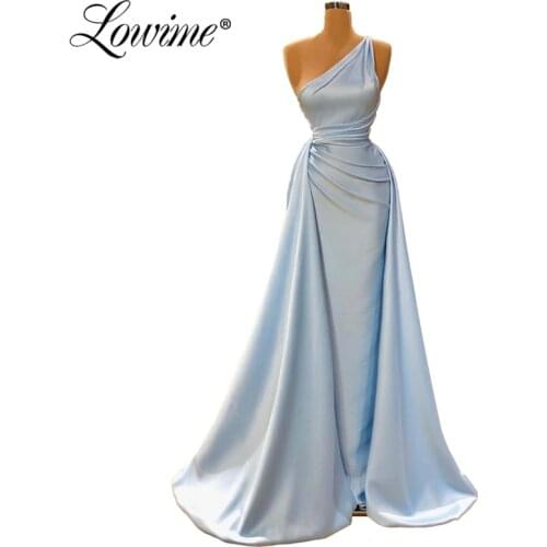 One Shoulder Evening Dress Prom Dresses Women Long Celebrity Dress 2020 Dubai Islamic Middle East Evening Wear Vestido De Festa