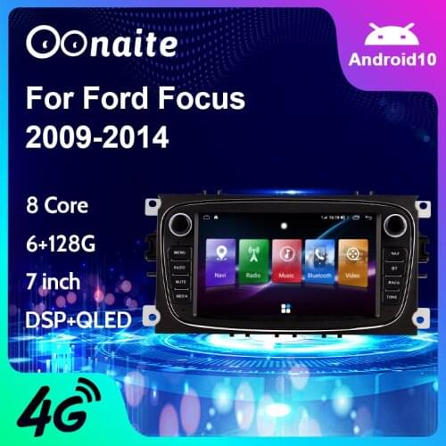 Car Android 10 2 Din Radios Car Multimedia player 2 Din 7 ''Autoradio DVD RAM 4GB For Ford Focus 09-14 S-Max Mondeo Galaxy C-Max