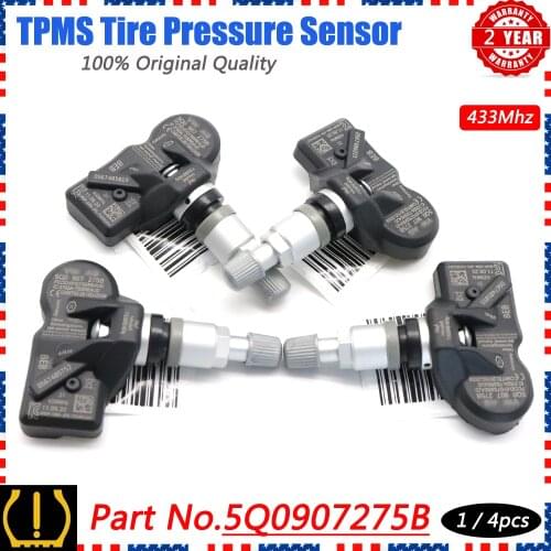 XUAN TPMS Tire Pressure Monitor Sensor 5Q0907275B For AUDI Q7 Q5 Q3 TT A8 A6 A7 A3 R8 SKODA BENTLEY PORSCHE McLAREN VOLKSWAGEN