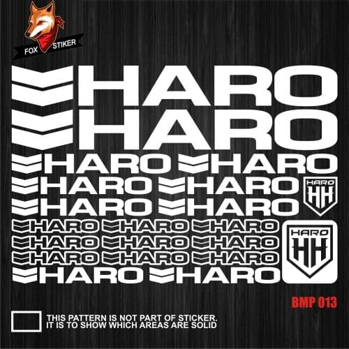 Road Bike Mountain Bike Bicycle Frame Stickers MTB Track Bike TT Bike Fat Bike Decal Reflective Stickers for HARO-stickers