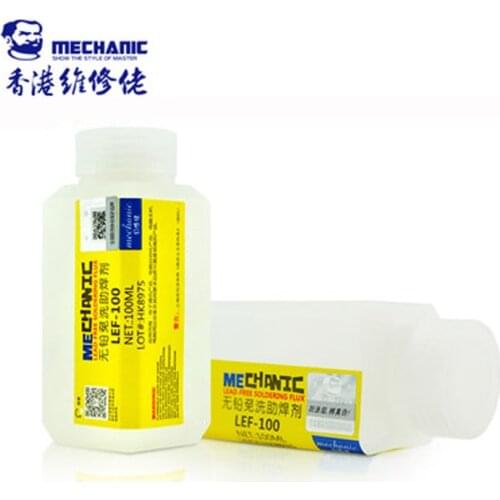 2018 Newest MECHANIC Repair Liquid Lubricant Lead-Free Solder Paste Low Odorless No Clean Environmental protection welding flux
