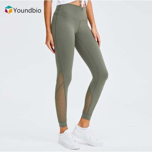 YOUNDBIO 2021 New Sport Seamless High Waisted Yoga Pants Running Gym Fitness Push Up Leggings Anti Cellulite Women Home Tights