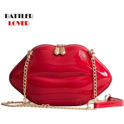 Mouth Shape Bags for Women 2019 Bags Women Handbag Bolsa Feminina Shoulder Messenger Bag Luxury Handbags Girls Crossbody Bag