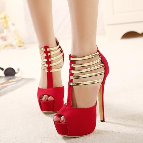 2021 Fashion Women High Heel Sandals Fashion High Heel Shoes Stiletto Stiletto Fish Mouth Shoes Size 34-45