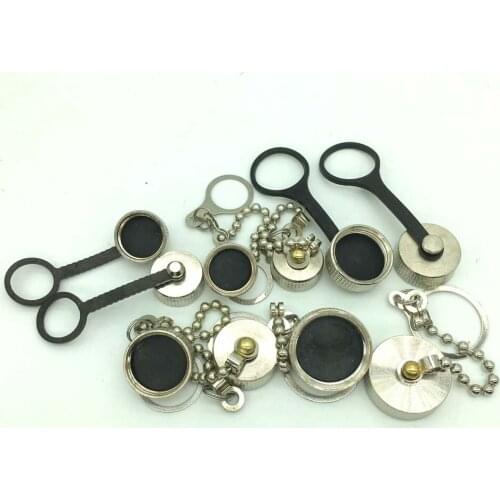 2pcs GX12 GX16 GX20 Aviation Connector Plug Cover Waterproof cover Dust Metal Cap Circular Connector Protective Sleeve