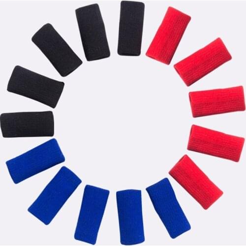 10pcs/lot Basketball Stretchy Bands Stretchy Sports Finger Sleeves protection in Basketball Volleyball Finger Protection
