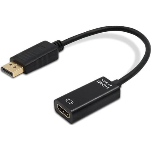 1080P 4K DP To HDMI-compatible Adapter Display Port Male To Female Converter Cable Adapter for HDTV PC HP/DELL Laptop