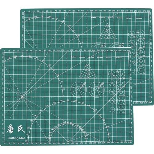 3mm A2 A3 A4 A5 Pvc Rectangle Grid Lines Self Healing Cutting Mat Tool Cutting Pad Patchwork Fabric Leather Paper Craft DIY Tool