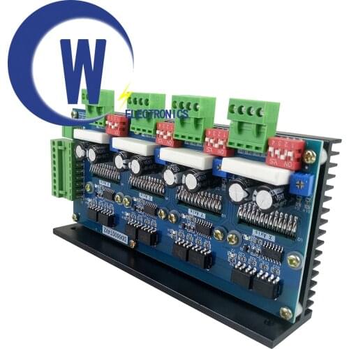 4-Axis stepper motor 2-phase stepper motor driver drives 4A 16 subdivision TB6600 DD6600T4V2