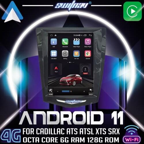SWITNAV For Tesla Style Android 10 CAR DVD For Cadillac ATS ATSL XTS SRX car Player audio gps display screen Monitor