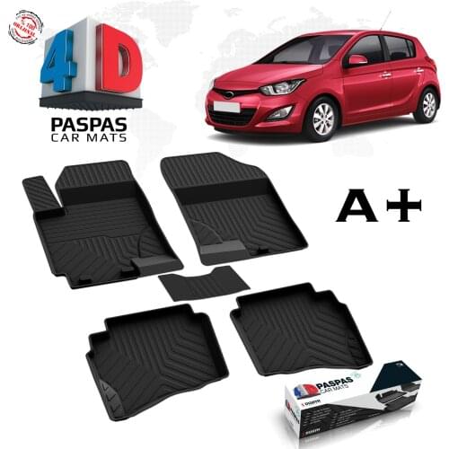 FOR HYUNDAI İ20 HB BRAND CAR MAT RUBBER BLACK COLOR SPECIAL DESIGN ACCESSORIES LUGGAGE POOL 2009 2010 2011 2012 2013 2014 MODEL