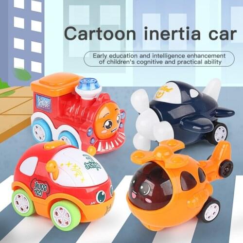 Inertia Rebound Cars Trains Transport Boats Helicopters Planes Action Babies Children Wind Up Stacking Gifts For Kid Toddler Toy