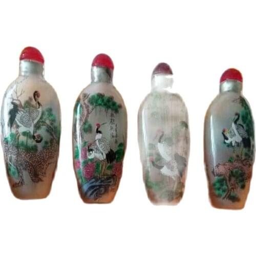 China Folk old Beijing inside painting snuff bottles A set of 4