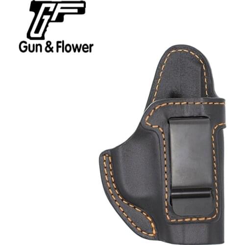 Gunflower IWB Italy Top Grain Leather Holster with Belt Clip for SCCY Pistol Bag Accessories