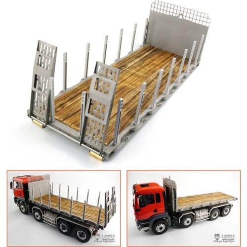 LESU Tamiya Hydraulic Flat Bed Ramp for 1/14 RC Tractor DIY Roll On/Off Tipper Truck Car Model Metal TH01993