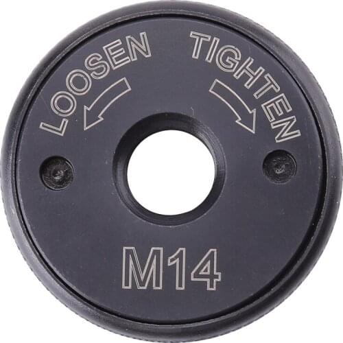 M14 Thread Angle Grinder Inner Outer Flange Nut Set Tools Quick Release Steel Lock Nuts Power Replacement for Bosch Metabo Makit