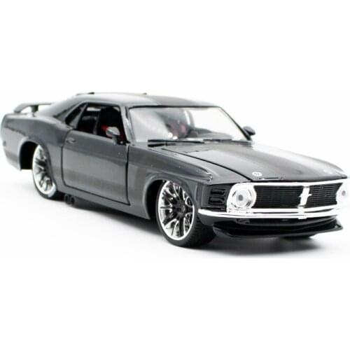 Maisto 1:24 simulation alloy car model Toy For 1970 Ford Mustang BOSS modified car model decoration Gift with Original Box