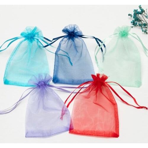 Yiwu Pouch Organza Gift Bags Promotional Wholesale 1000pcs/lot Custom Jewelry Accessories Packaging Drawstring Bag