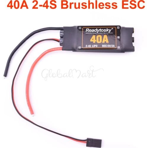 1PCS 40A 2-4S Brushless ESC Drone Airplanes Parts Accessories Speed Controller Motor RC Toys FPV Durable Quadcopter Helicopter