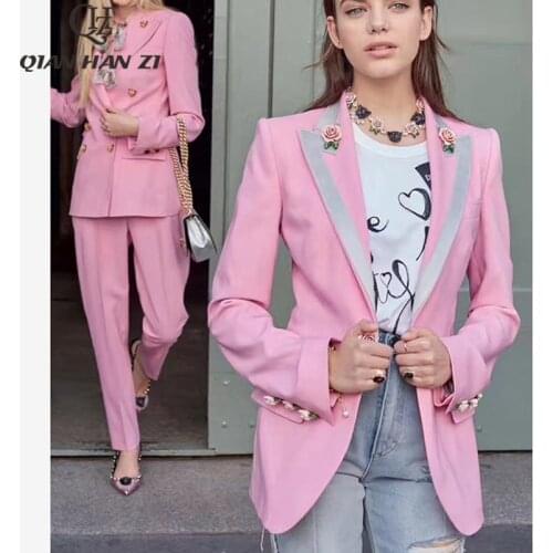 Женские пиджаки Qian Han Zi China At AliExpress