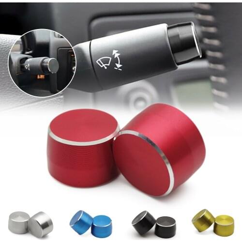 Retail New Arrival 2pc Alloy Light Switch Gear Cover Lever Cap For Benz Smart Fortwo W450 451 1998-2014 Car Interior Accessories