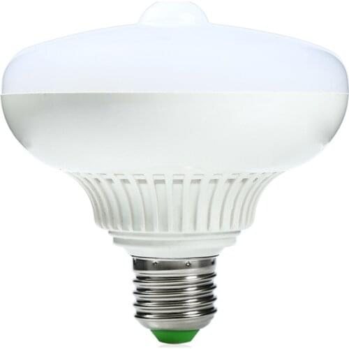 LED Bulb PIR Motion Sensor Bulb 15W 110 220V Induction LED Cold/Warm White Auto Smart LED Lighting E27 Infrared Body Sensor Lamp
