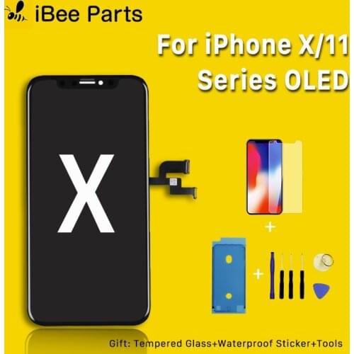 IBee PartsFor iPhone X XS XSMAX XR 11 Pro MAX LCD Screen Oled Display OEM Assembly Replacement
