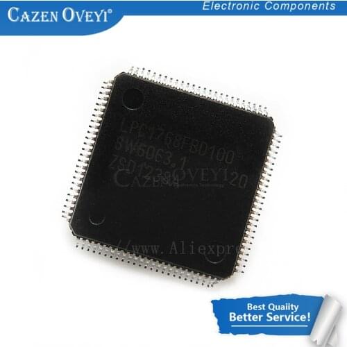 1pcs/lot LPC1768FBD100 LQFP100 LPC1768FBD QFP LPC1768 32-bit ARM Cortex-M3 microcontroller new and original IC LQFP100 In Stock