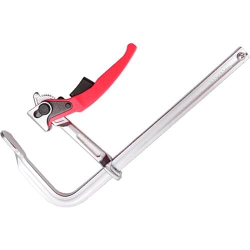 1PC Heavy Steel Ratchet Wheel F Clamp Hand Tool Manual Quick Release Guide F Type Clamp Woodworking DIY Hand Tool