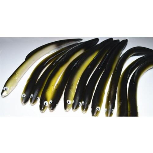 2PCS Fishing soft eel Loach Lure Jig Fish Lure Baits 29cm/58g Free shipping