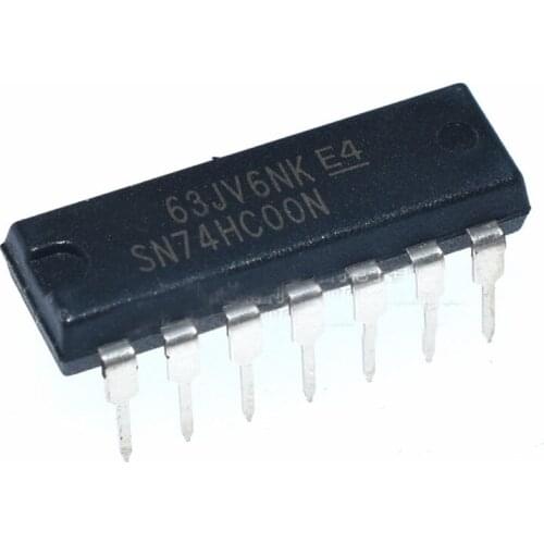 20pcs/lot SN74HC00N 74HC00 four 2-input NAND gate dip14 brand new original