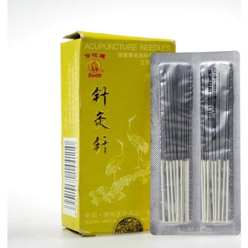 200pcs Hwato non-disposable acupuncture silver surface acupuncture needle reusable 0.25/30/35/40/45mm