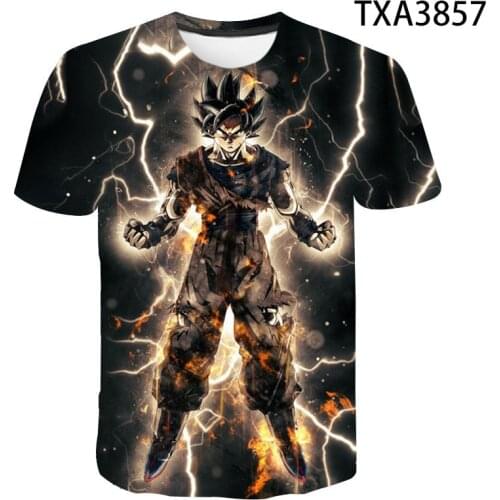 2020 Cartoon Anime Dragon 3D T Shirts Casual Boy girl Kids Fashion Streetwear Print T-shirt Men Women Children dbz Cool Tops Tee