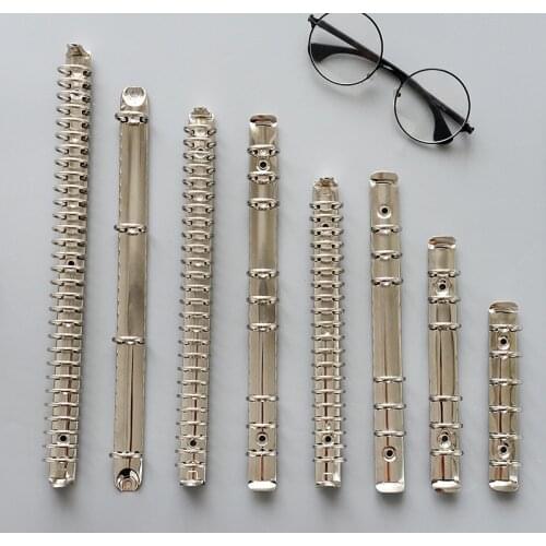 A4 B5 A5 A6 A7 Loose Leaf Spiral Binder Notebook Metal Clip Ring Binder2cm Diameter DIY Fill Paper Storage Folder Accessories