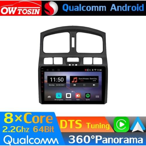Qualcomm 8Core Android Car Multimedia For Hyundai Santa Fe SantaFe SM JAC Rein 2000-2006 HIFI 360 Camera Radio GPS CarPlay HDMI