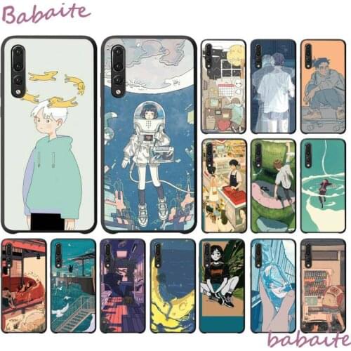 Babaite Cute Korean Style Font DIY Luxury High-end Protector Phone Case for Huawei VIEW20 HONOR 5A 10I 20IPLAY 8C 9X PRO Y9 2018