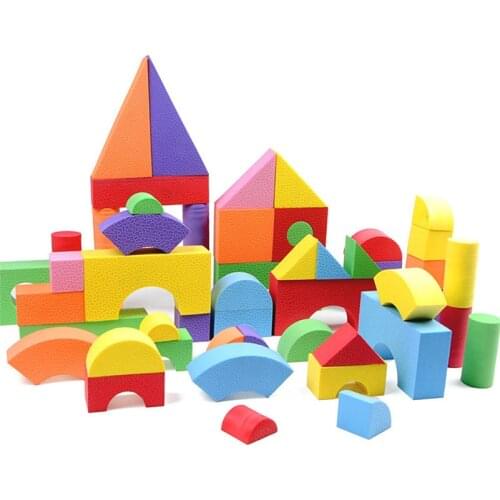 Free Shipping SURF Eva foam building blocks assembling educational toys Baby kids classic early learning educational toys