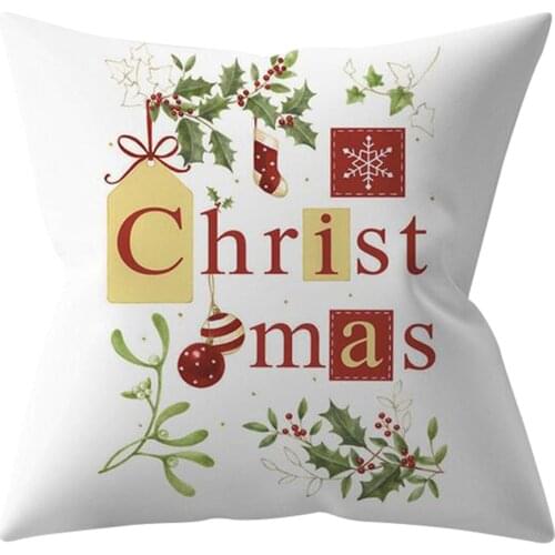 18 X 18 Inches Home Sofa Decorative Christmas Decorative Pillowcase