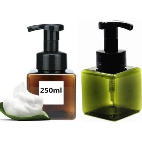 Wholesal250ml/8.5oz Foaming Plastic Pump Bottle Soap Foam Dispenser Refillable Portable Empty Foaming Hand Soap Dispenser Bottle
