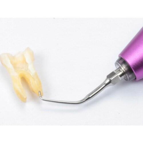 EMS Woodpecker Piezo Scaler Tips Cavitron Dental Ultrasonic Tips Insert E4D Diamond Coated for Endodontics/Ultrasonic Scaler Tip