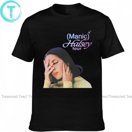 Halsey Tee Shirt Funny Short Sleeve 100 Cotton T Shirt Beach Print T-Shirt 4XL Male