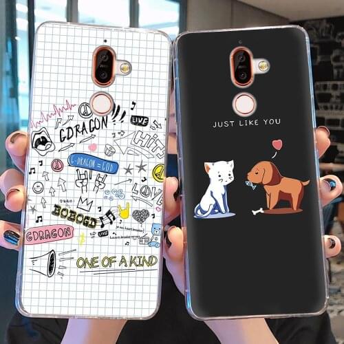 Cute New Phone Case For Nokia 7 Plus Durable Fashion Design For Woman Anti-knock Shockproof Soft