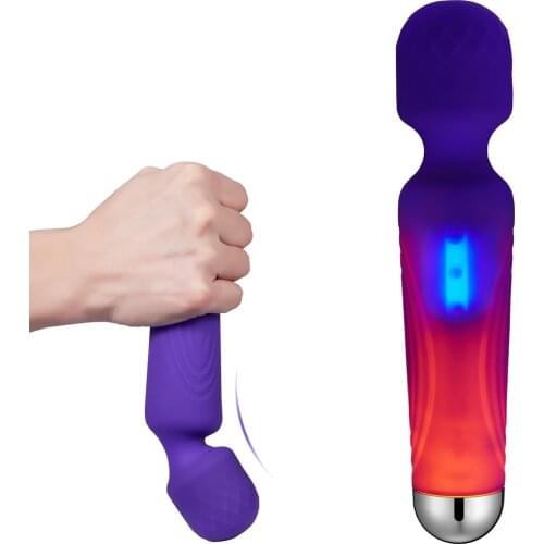 Powerful Multi-Speed Illuminate AV Magic Wand Vibrators for Women Body Massager Clitoris Stimulate sex toys for couples